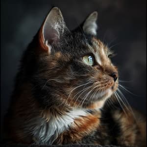 Soft Purrs: Gentle Music for Cats' Serenity - Silver Silver