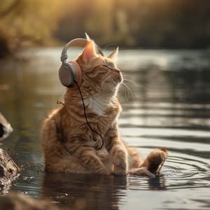 Purring Stream: Cat Relaxation Melodies - Cat Music Jukebox