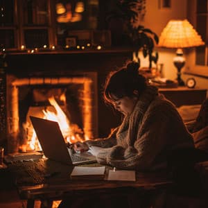 Ritmo Laboral Del Fuego: Música Ambiental Productiva - ASMR Anónimo