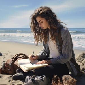 Estudio Junto A La Playa De Ensueño: Armonía Oceánica - Etiqueta de la naturaleza