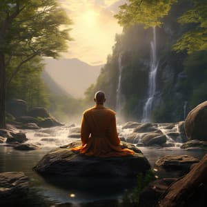 Waterfall Zen: Meditation Cascade Sounds - Healing Frequency Music Zone