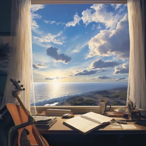 Tidal Hymn of Academic Relaxation: Music for Study - Waves in Regression