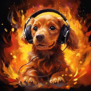 Dogs Beside Fire: Comforting Canine Sounds - Dog Music Zone