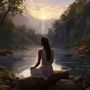 Flujo De Un Río Místico: Armonía Binaural Para La Yoga - Centro de Efectos de Agua