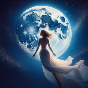 Notas De Ensueño: Colección De Música Para Dormir - Luna azul plateada