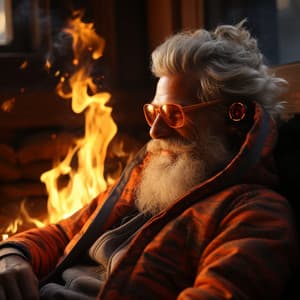 Binaural Melódico: Música De Fuego Apacible Para Un Retiro De Relajación - Frecuencias de solfeo 528 Hz