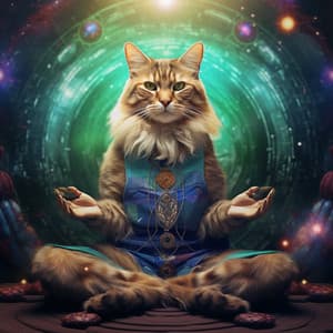 Harmonic Cat Serenity: Ocean Waves Melodies - Sounds of Beautiful World