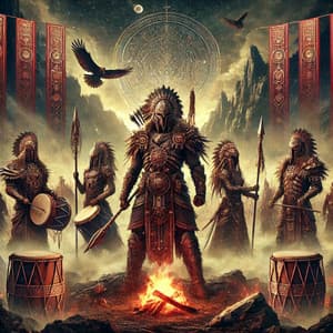 Legends of Valor: Warrior Spirit, Tribal Drums, and Ceremonial Chants - James Kenneth