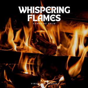 Whispering Flames: Campfire Calm - Fireplace Studio