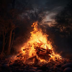 Sleepy Flames: Fire's Soothing Night Sounds - Spirits Of Our Dreams