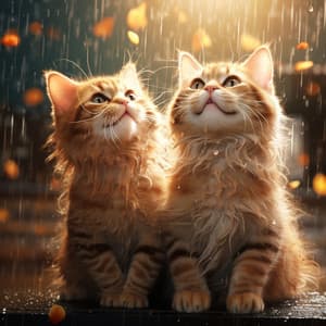 Pet's Serene Playtime: Serene Rain Showers - Worship Ensemble