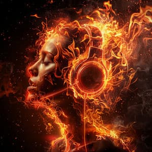 Sleep in Fire's Embrace: Nighttime Melodies - Modern Sleep Sounds