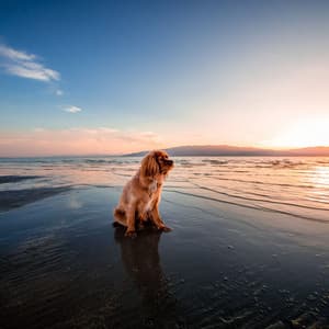 Coastal Canine Serenade: Binaural Oceanic Dog Harmony - The Binaural Beats Factory