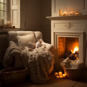 Estribillo De Fuego Calmante Junto A La Cuna: Música Para Aliviar El Estrés - Naturaleza Sonidos