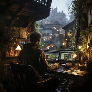 Flujo De Trabajo Con Lluvia Y Piano En Armonía - Palacio de la lluvia