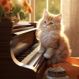 Piano Music: Leisurely Cats Echo Calm - Relaxing Music for Cats