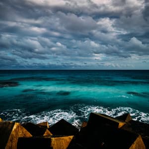 Efficiency Waves: Chill Music Ocean Serenity - Calming Noises