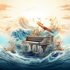 Piano Music Waves: Melodic Seas - Piano Bliss