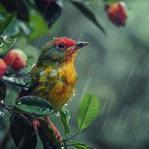 Binaural Yoga Harmony with Nature Birds Rain and Peace - Yoga Motion