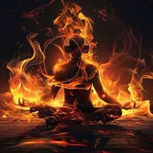 Meditation by Fire: Calming Flame Sounds - Magic Nature