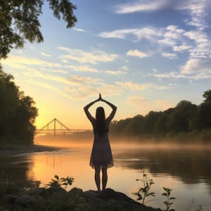Río Para La Reflexión Tranquila: Sonidos De Agua Meditativa - Sonidos esenciales de la naturaleza