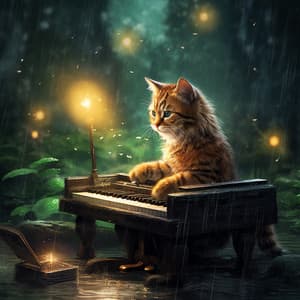 Rhythmic Thunder Purr: Musical Cat Thunder - Stormour
