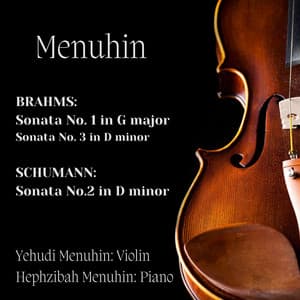 Menuhin : Schumann - Sonata No . 2 in D Minor , Brahms - Sonata No . 1 in G Major , Sonata No . 3 in D Minor - Yehudi Menuhin