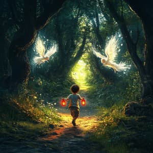 Cascading Keys and Rain: A Tender Playground Nocturne - Instrumental Piano Universe