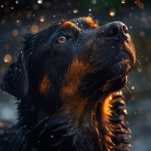 Paseos Bajo La Lluvia: Música Divertida Para Perros - Canciones para que los perros duerman