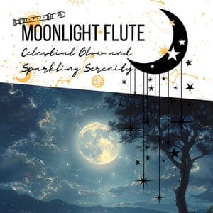Celestial Glow and Sparkling Serenity - Moonlight Flute