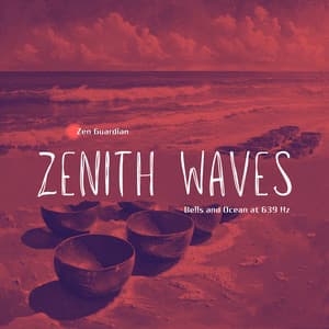 Zenith Waves: Bells and Ocean at 639 Hz - Zen Guardian