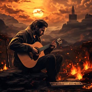 Studious Blaze: Fire Study Etude - Mindsync Studios