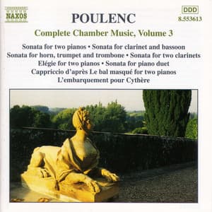 Poulenc: Sonata for Two Pianos / Clarinet Sonatas - Francis Poulenc