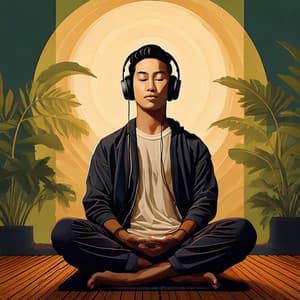 Lofi Meditation Vibes: Gentle Harmonic Pulse - Binaural State