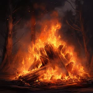 Binaural Fire Ambiance for Deep Sleep - Sleeping Music Playlist