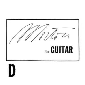 Morton for Guitar D - Morton Feldman