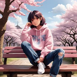 Spirited Lo-Fi Dreams: Relaxing Anime Study Music - Anime Girl Lofi