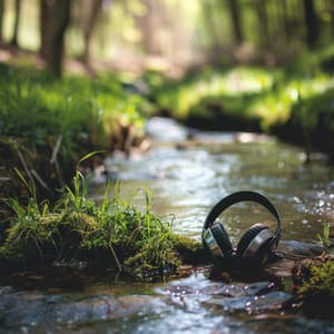 Spring's Musical Flow: Water's Melodic Journey - Electronic Waves