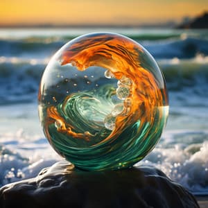 Harmonic Voyages Along the Sea: Meditative Tranquility - Nature Radiance