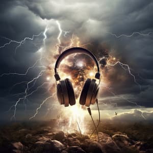 Binaural Storm: Thunder Ambient Harmonies - Healing Solfeggio Frequencies