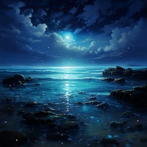 Serenidad Bajo Las Estrellas: Olas Oceánicas De Ensueño - Sonidos Naturaleza