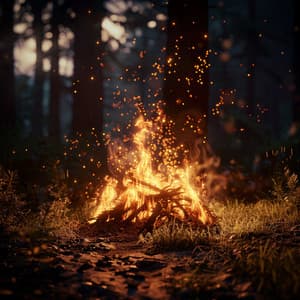 Relaxing Fireside: Binaural Tones for Calm - The Sound of Danish Nature