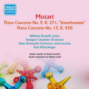 Mozart: Piano Concertos Nos. 9 & 15 - Wolfgang Amadeus Mozart