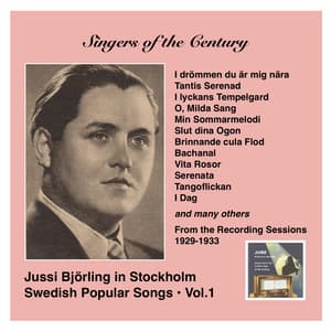 Voices of the Century: Jussi Björling in Stockholm, Vol. 1 Swedish Popular Songs - Jussi Björling