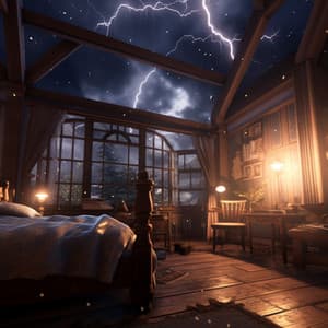 Thunder Nights: Sleep Chorus Calmness - Nature Sounds Research