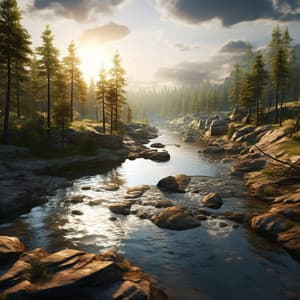 Study Flow: River Sounds for Concentration - Classical Music For Studying