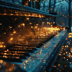 Melodías Encantadas: Fantasía De Música De Piano - Fondo de jazz de piano con clase