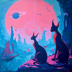 The Serene Symphony of Eternal Stillness - Music For Cats