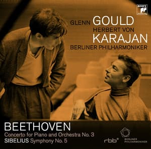Beethoven Piano Concerto No. 3/Sibelius Symphony No. 5 - Herbert von Karajan