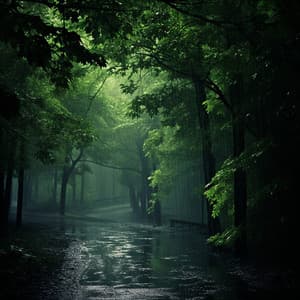 Dogs' Binaural Rain Calm: Soothing Sounds for Canine Comfort - Dog Ambience